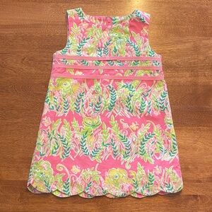 Lilly Pulitzer Millionaire Row -  Pink safari floral shift Dress